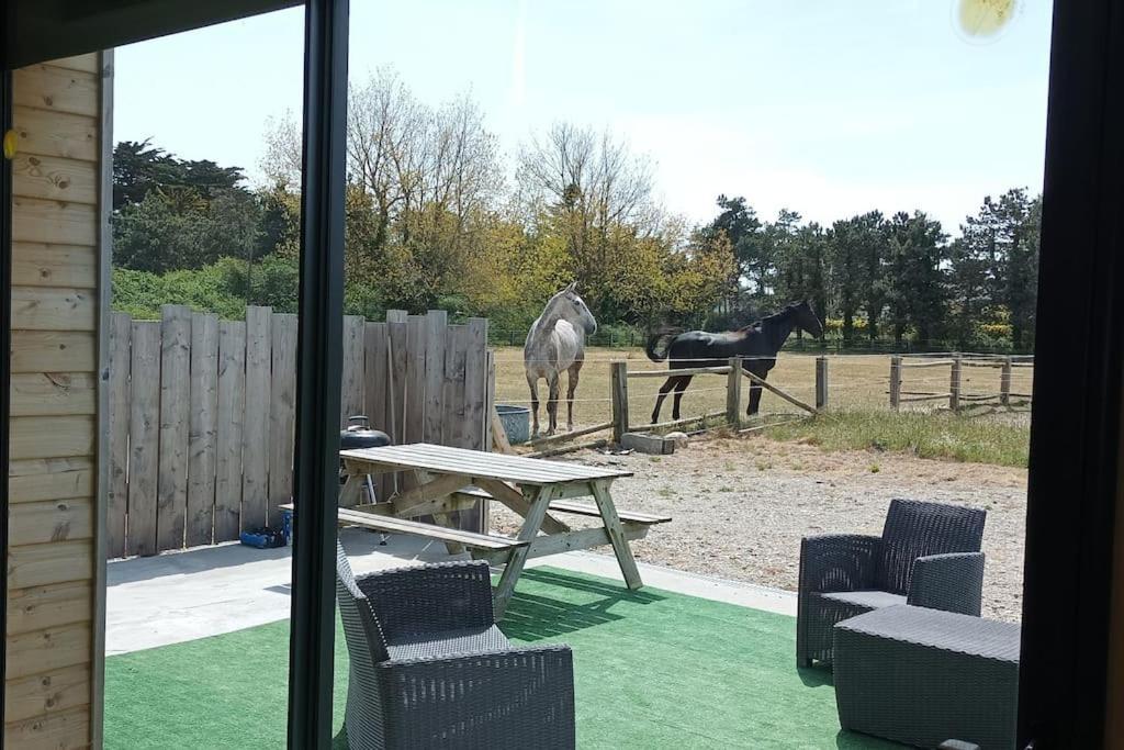 Le Gite De La Ferme Portbail Extérieur photo